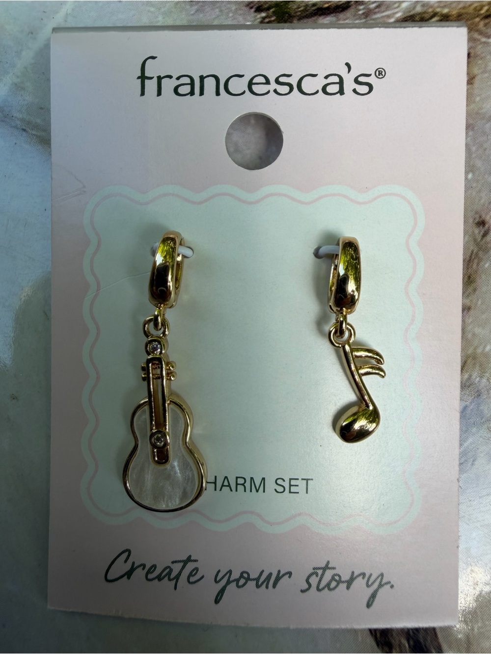 Francesca's Gold Musical Charm Set